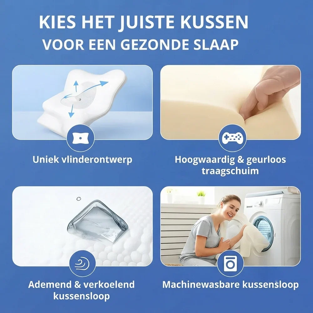 CervicCare™ Ergonomisch Kussen